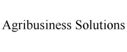 AGRIBUSINESS SOLUTIONS trademark