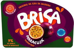 BRISA ORIGINAL DA ILHA DA MADEIRA MARACUJÁ MONDE SELECTION MEALHAS DE OURO MELHOR COM GELO SPARKLING COM GÁS 9% DE SUMO E POLPA DE MARACUJÁ trademark