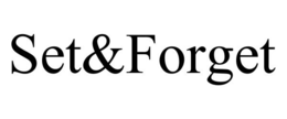 SET&FORGET trademark