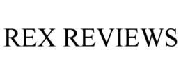 REX REVIEWS trademark