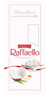 CONFETTERIA RAFFAELLO WHITE MULTILAYERED COCONUT ALMOND SPECIALTY trademark