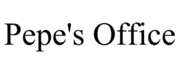 PEPE'S OFFICE trademark