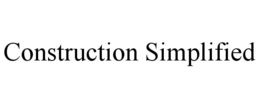 CONSTRUCTION SIMPLIFIED trademark