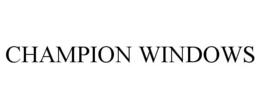 CHAMPION WINDOWS trademark