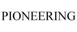 PIONEERING trademark