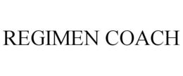 REGIMEN COACH trademark