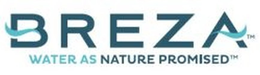 BREZA WATER AS NATURE PROMISED trademark