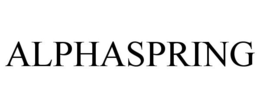 ALPHASPRING trademark