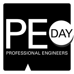 PE PROFESSIONAL ENGINEERS DAY trademark