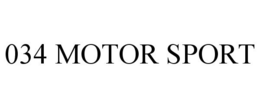 034 MOTOR SPORT trademark