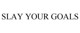 SLAY YOUR GOALS trademark