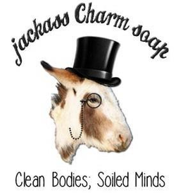 JACKASS CHARM SOAP CLEAN BODIES, SOILEDMINDS trademark