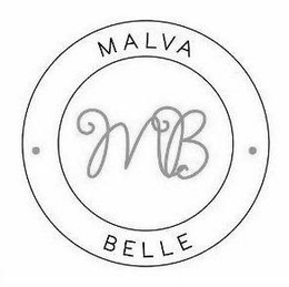 MALVA BELLE MB trademark