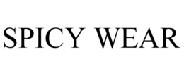 SPICY WEAR trademark