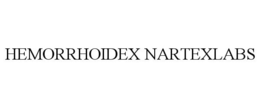 HEMORRHOIDEX NARTEXLABS trademark