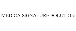 MEDICA SIGNATURE SOLUTION trademark