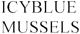 ICYBLUE MUSSELS trademark