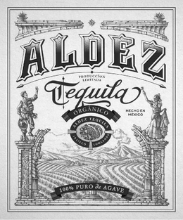ALDEZ TEQUILA PRODUCCION LIMITADA ORGÁNICO ALDEZ TEQUILA JALISCO LOWLANDS 777 100% PURO DE AGAVE HECHO EN MEXICO trademark