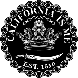 CALIFORNIA IS ME EST. 1510 trademark