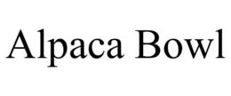 ALPACA BOWL trademark