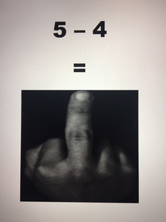 5 - 4 = trademark