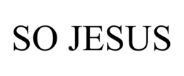 SO JESUS trademark