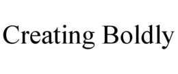 CREATING BOLDLY trademark