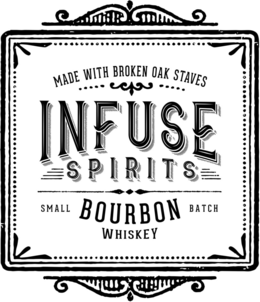 INFUSE SPIRITS MADE WITH BROKEN OAK STAVES SMALL BATCH BOURBON WHISKEY trademark
