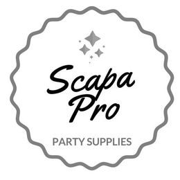 SCAPA PRO PARTY SUPPLIES trademark