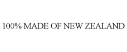 100% MADE OF NEW ZEALAND trademark