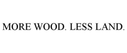 MORE WOOD. LESS LAND. trademark