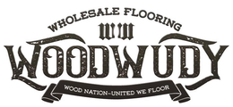 WHOLESALE FLOORING WW WOODWUDY WOOD NATION~UNITED WE FLOOR trademark