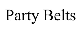 PARTY BELTS trademark