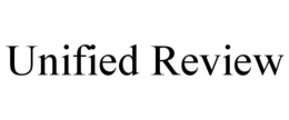 UNIFIED REVIEW trademark