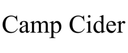 CAMP CIDER trademark