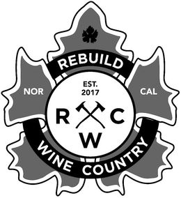 REBUILD WINE COUNTRY NOR CAL EST. 2017 RWC trademark