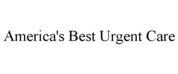 AMERICA'S BEST URGENT CARE trademark