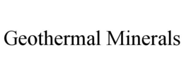 GEOTHERMAL MINERALS trademark