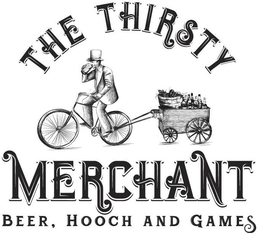 THE THIRSTY MERCHANT BEER, HOOCH AND GAMES trademark