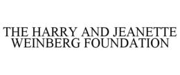 THE HARRY AND JEANETTE WEINBERG FOUNDATION trademark