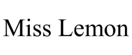 MISS LEMON trademark