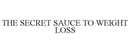 THE SECRET SAUCE TO WEIGHT LOSS trademark
