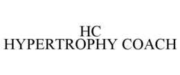 HC HYPERTROPHY COACH trademark
