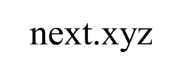 NEXT.XYZ trademark