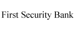 FIRST SECURITY BANK trademark