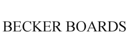 BECKER BOARDS trademark