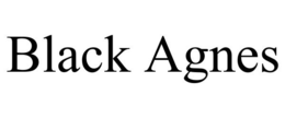 BLACK AGNES trademark