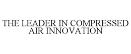 THE LEADER IN COMPRESSED AIR INNOVATION trademark
