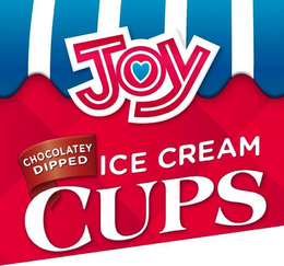 JOY CHOCOLATEY DIPPED ICE CREAM CUPS trademark