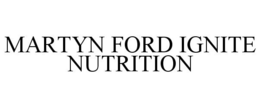 MARTYN FORD IGNITE NUTRITION trademark